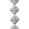 12 Pack: Sterling Silver-Plated Diamond Beads, 16mm by Bead Landing™
